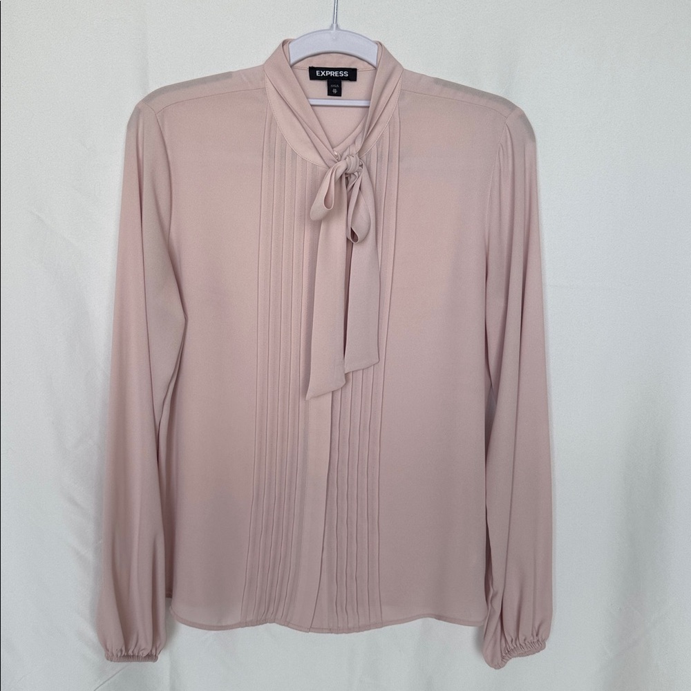 Express bow tie blouse